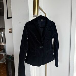Ann Taylor Classic Black Velvet Blazer